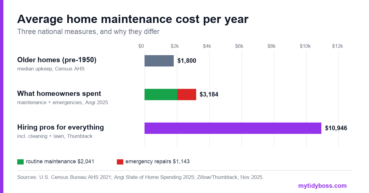 Average Home Maintenance Cost Per Year